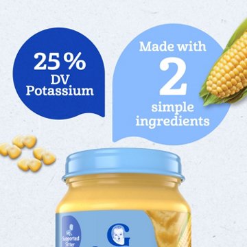 Gerber Stage 1 Baby Food - Corn