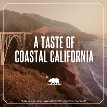 Meiomi Coastal Collection Pinot Noir California Red Wine, 750 mL