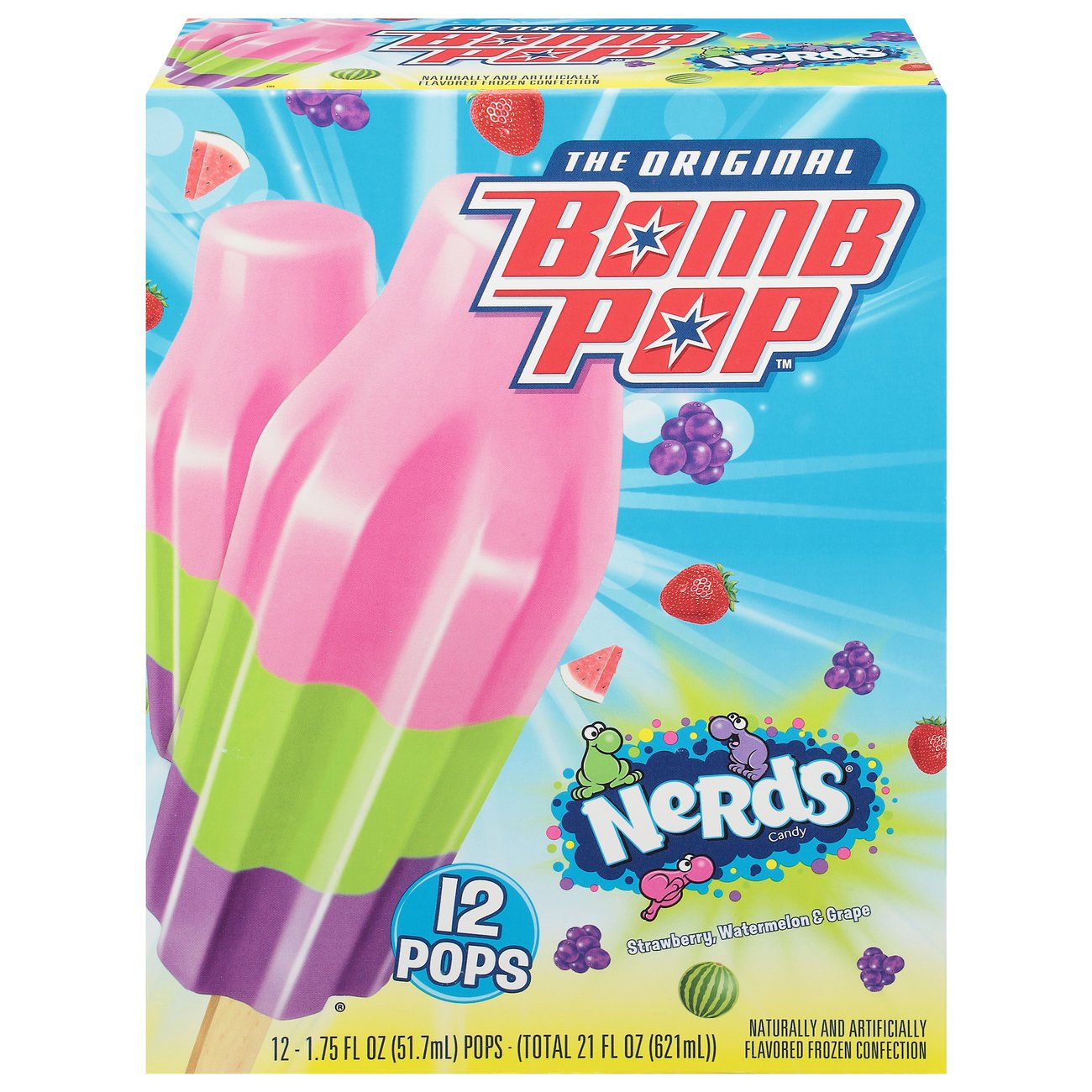 Bomb Pop Nerds Ice Pops Shop Bars And Pops At H E B