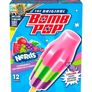 Bomb Pop Nerds Ice Pops