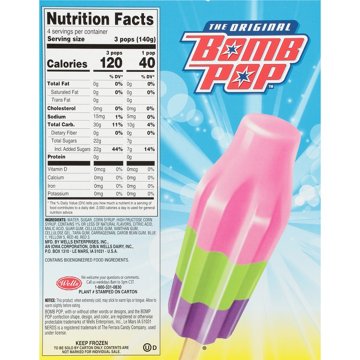 Bomb Pop Nerds Ice Pops