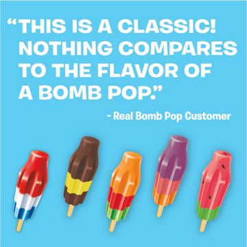 Bomb Pop Nerds Ice Pops