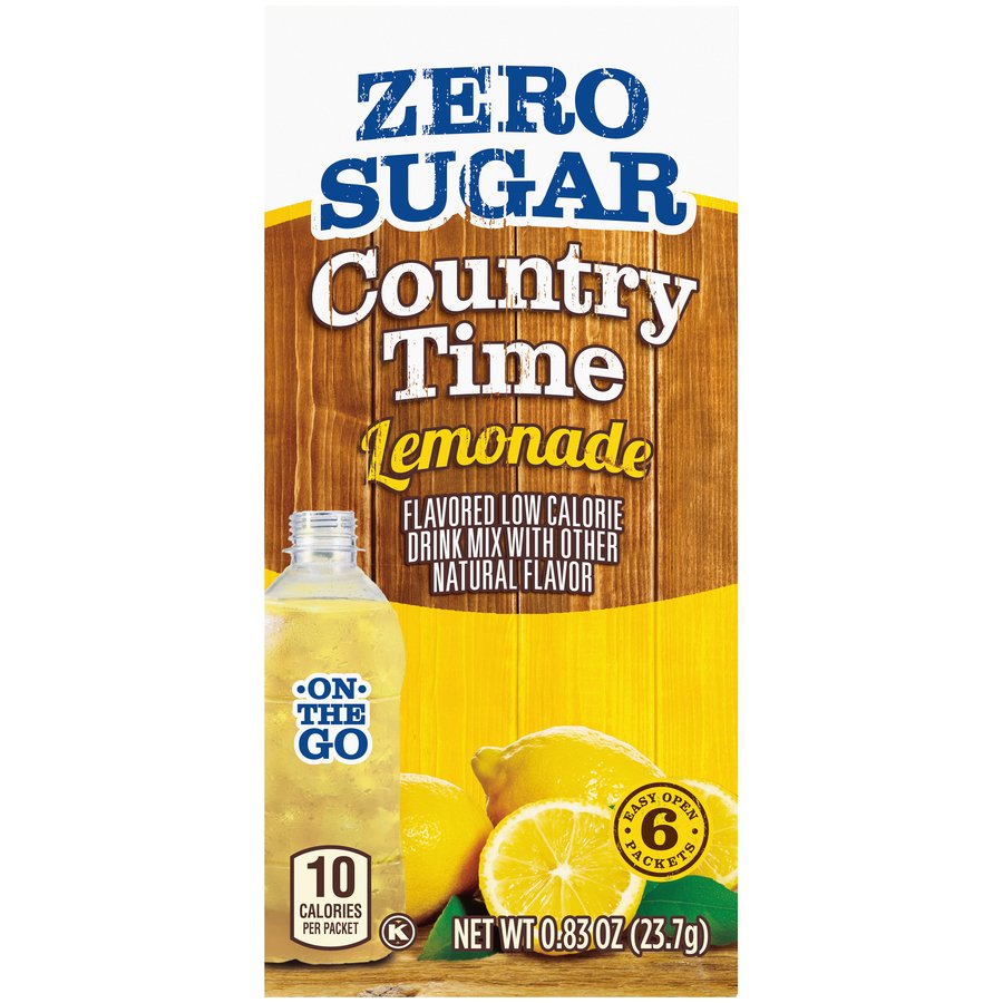 Country Time On the Go Zero Sugar Lemonade Drink Mix - Shop Mixes