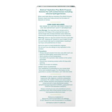 Bausch & Lomb Biotrue Hydration Plus Multi-Purpose Solution, 10 oz