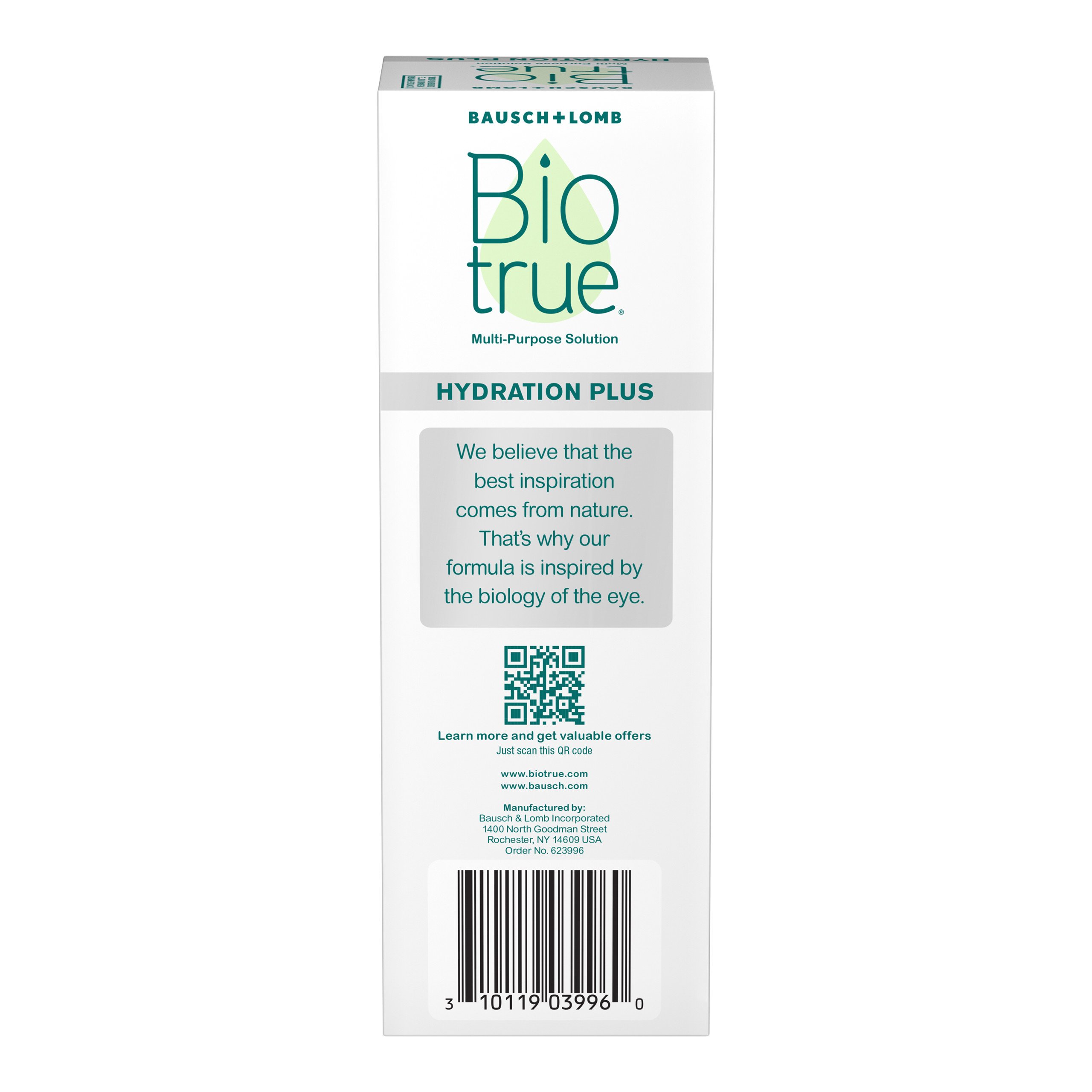 Bausch & Lomb Biotrue Hydration Plus Contact Lens Solution, Multi ...