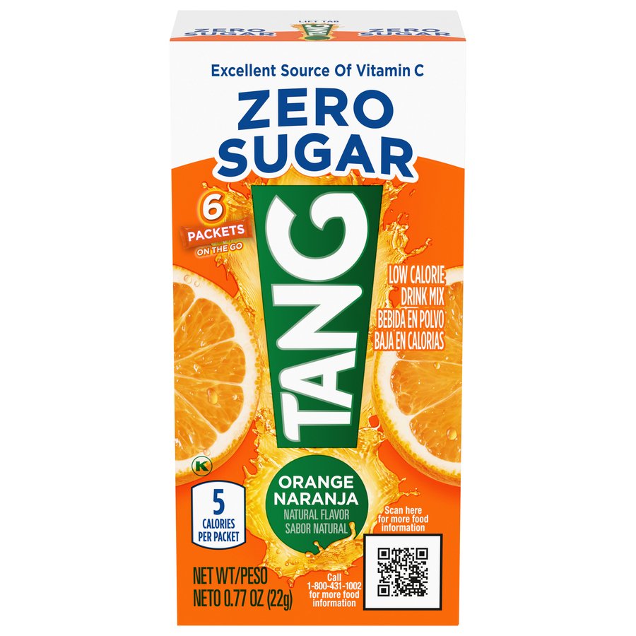 Tang On the Go Zero Sugar Orange Drink Mix Shop Mixes & flavor