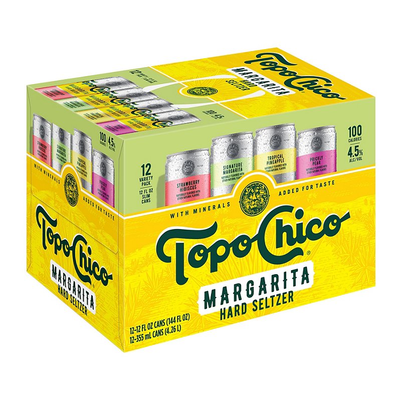 Topo Chico Margarita Hard Seltzer Variety Pack 12 oz Cans - Shop Beer ...