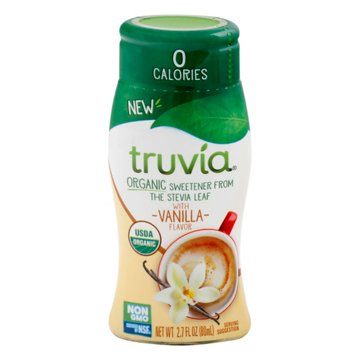 Truvia Vanilla Zero Sugar Liquid Stevia Sweetener, 2.7 oz