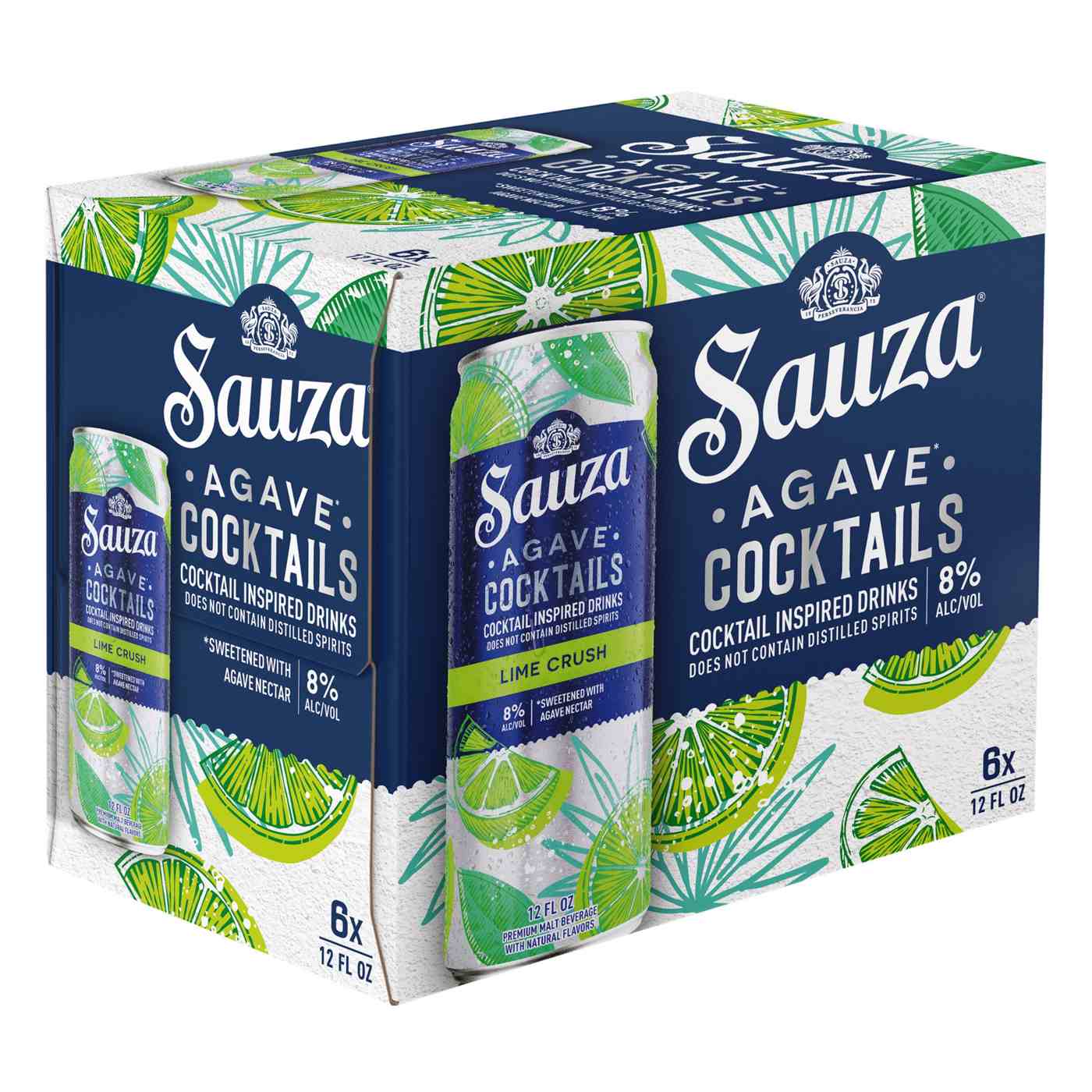 Sauza Lime Crush Agave Cocktails 12 oz Cans; image 1 of 4