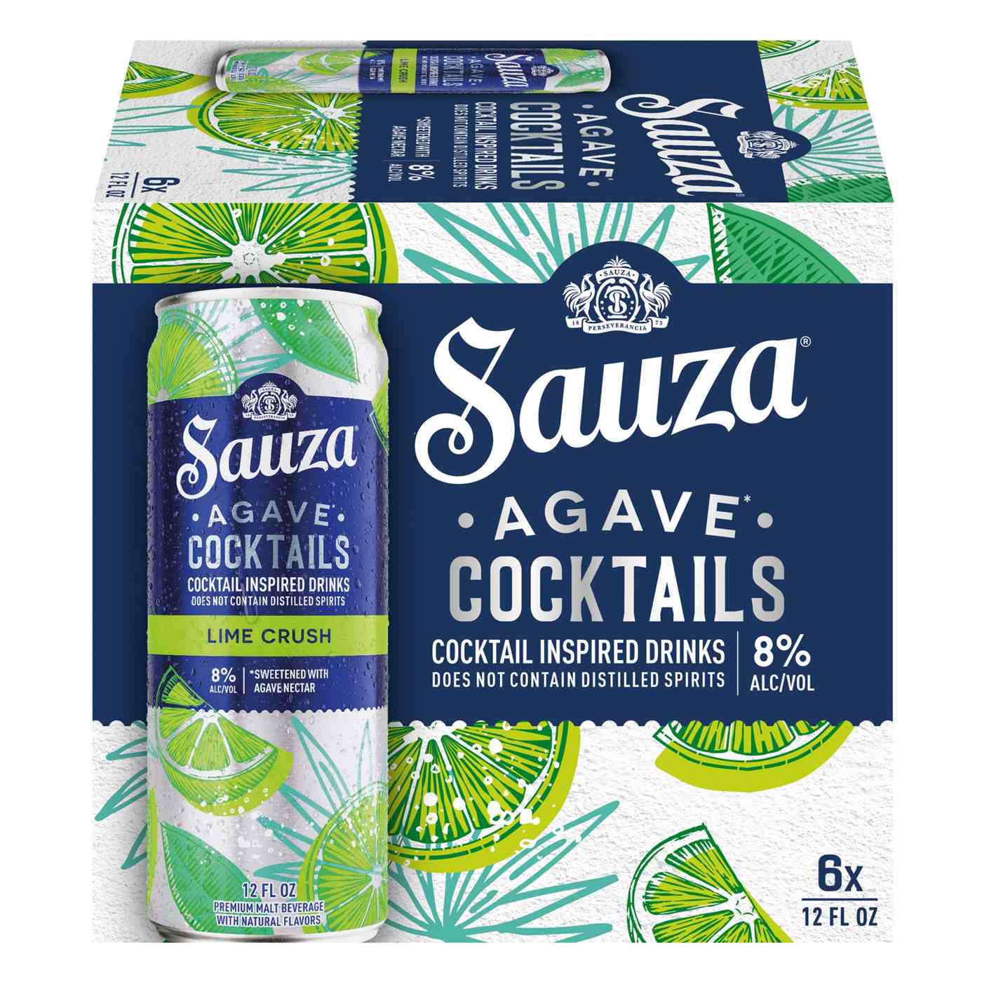 Sauza Lime Crush Agave Cocktails 12 oz Cans; image 2 of 4