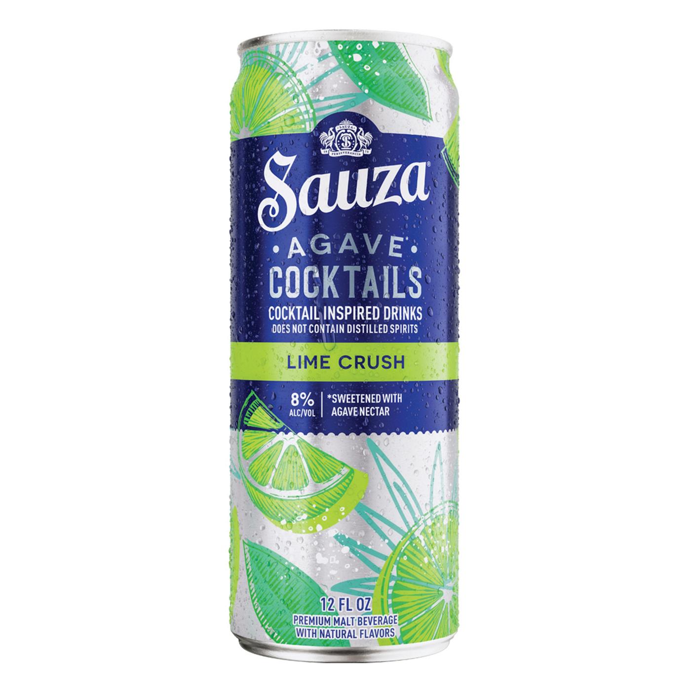 Sauza Lime Crush Agave Cocktails 12 oz Cans; image 4 of 4