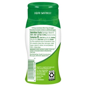 Truvia Original Zero Sugar Liquid Stevia Sweetener, 2.7 oz