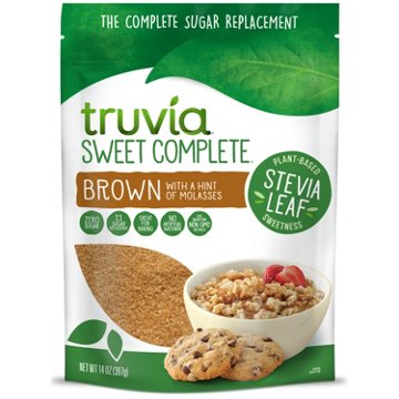 Truvia Sweet Complete Brown Calorie-Free Sweetener with Stevia Leaf Extract, 14 oz