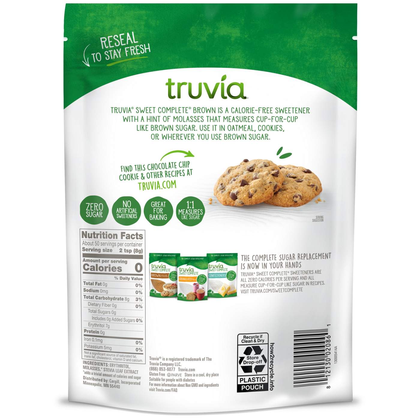 Truvia Sweet Complete Brown Calorie-Free Sweetener with Stevia Leaf Extract; image 2 of 5