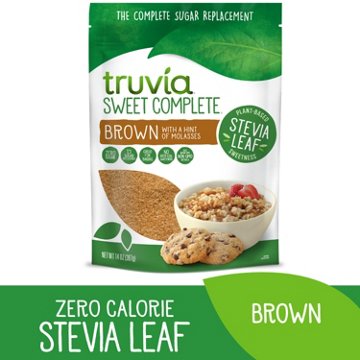 Truvia Sweet Complete Brown Calorie-Free Sweetener with Stevia Leaf Extract, 14 oz