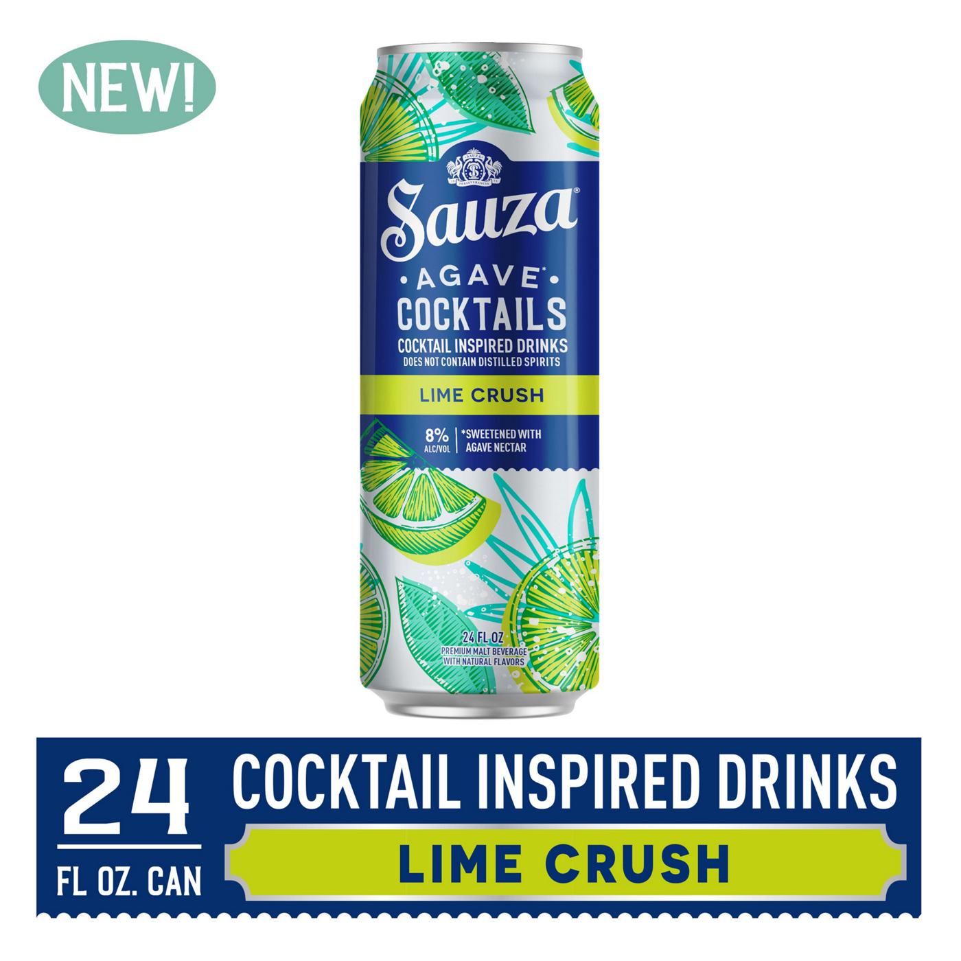 Sauza Lime Crush Agave Cocktails Shop Malt Beverages & Coolers at HEB