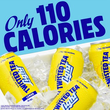 Twisted Tea Light Hard Iced Tea 12 pk Cans, 12 oz