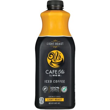 CAFE Olé by H-E-B Light Roast Unsweetened Iced Coffee