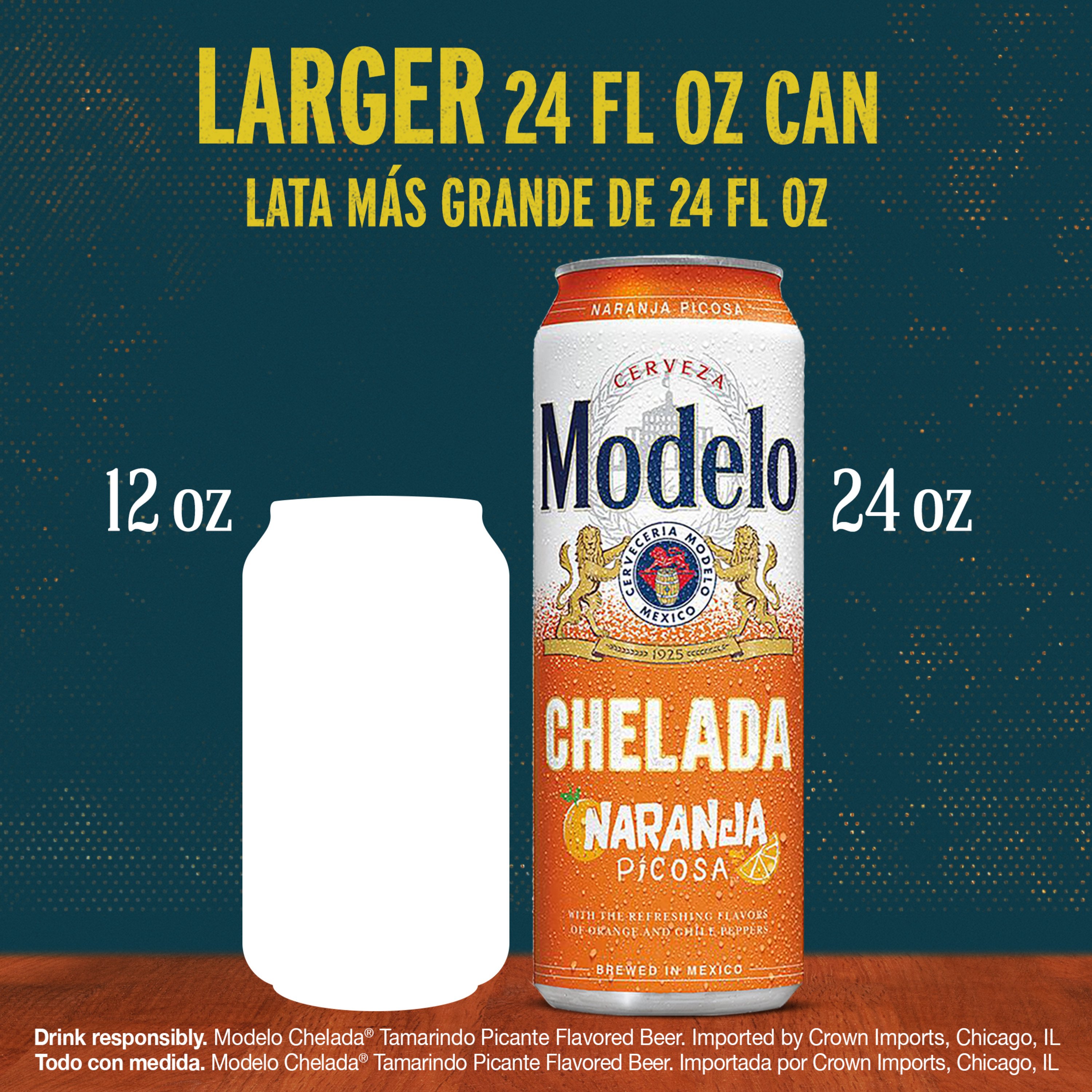 Modelo Chelada Naranja Picosa Mexican Import Flavored Beer Can - Shop Beer  at H-E-B