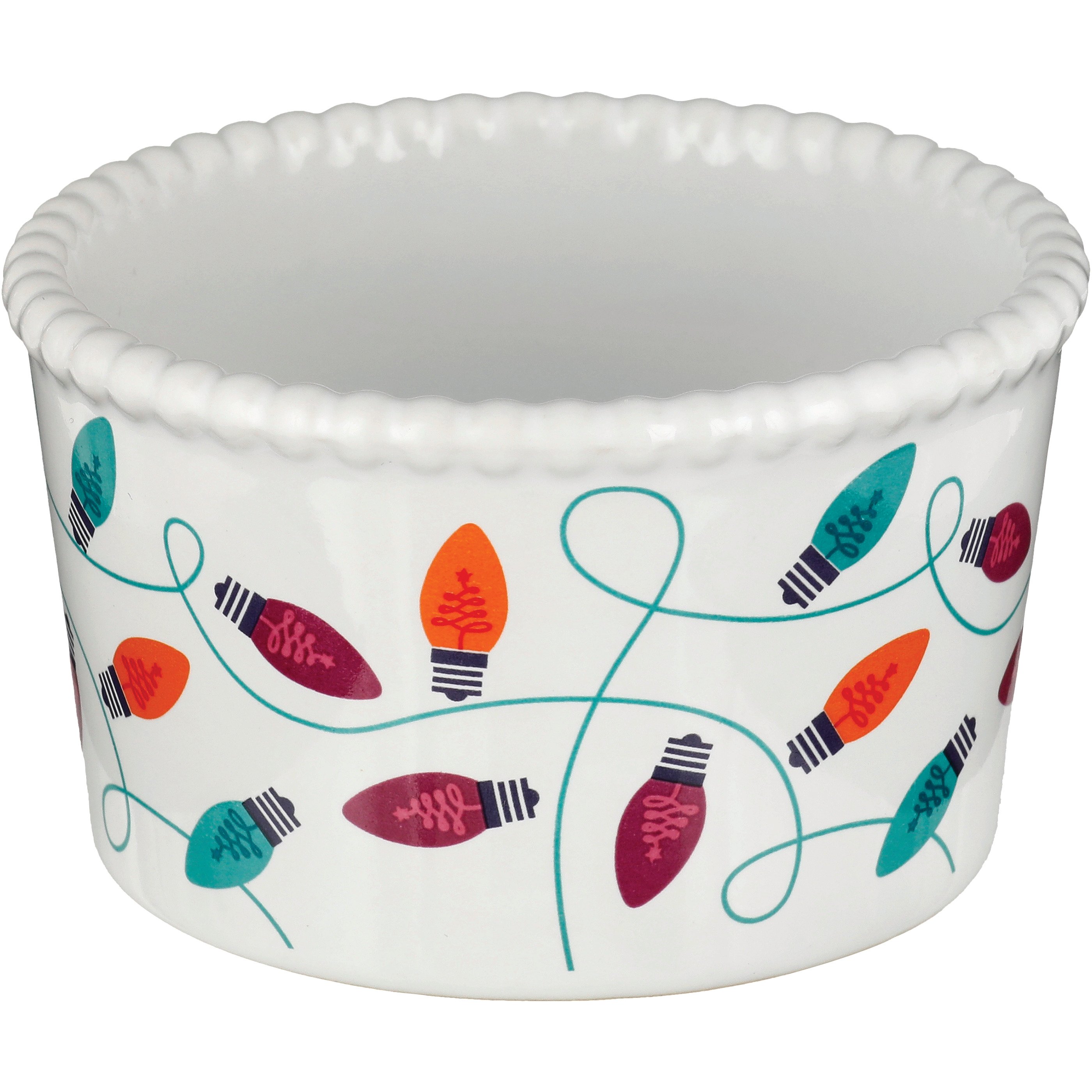 Destination Holiday Decorative Christmas Lights Ramekin - Shop Pans ...
