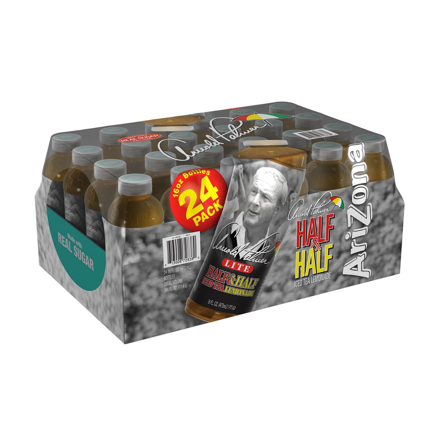 Arizona Arnold Palmer Lite Half & Half Iced Tea Lemonade 16 oz Bottles; image 1 of 4