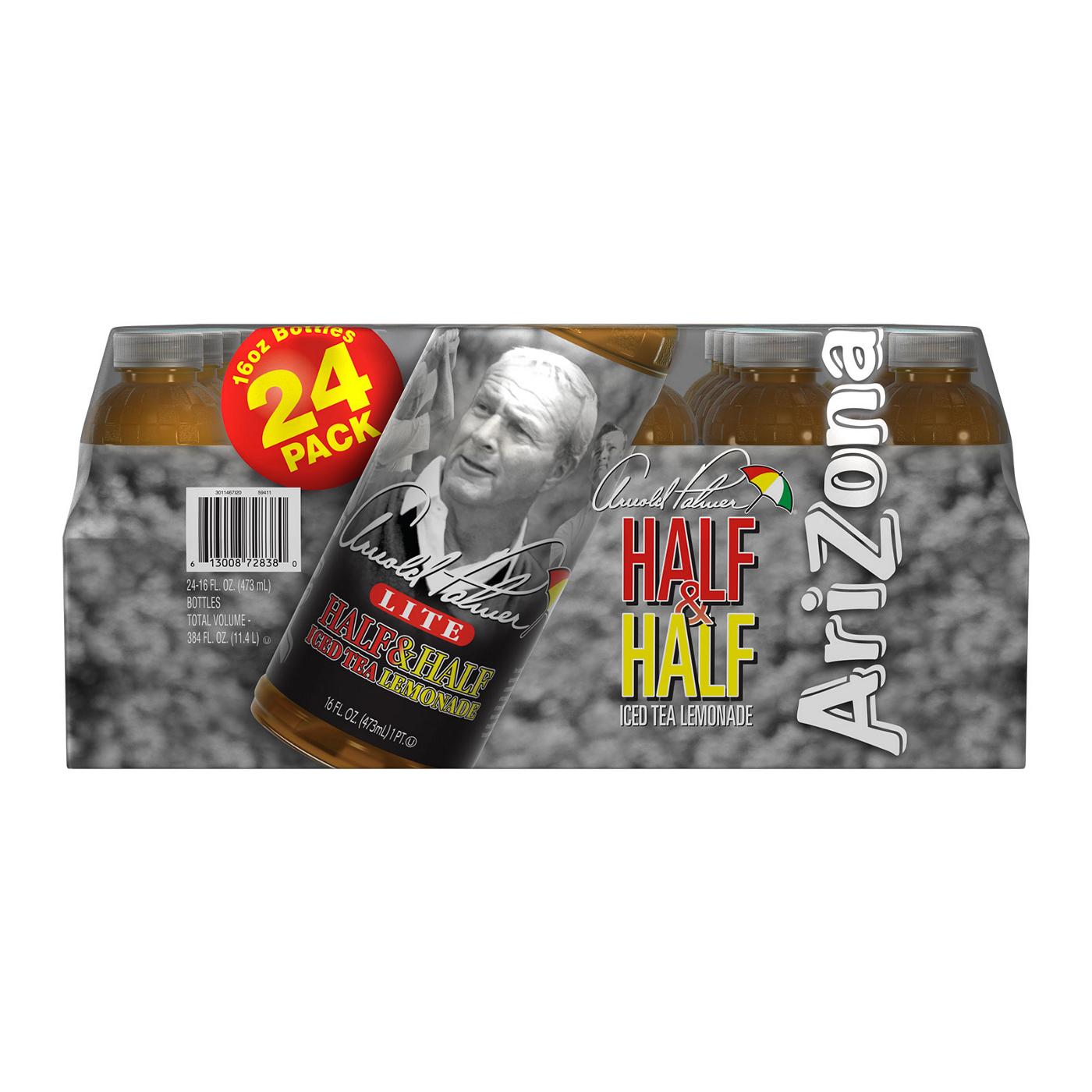Arizona Arnold Palmer Lite Half & Half Iced Tea Lemonade 16 oz Bottles
