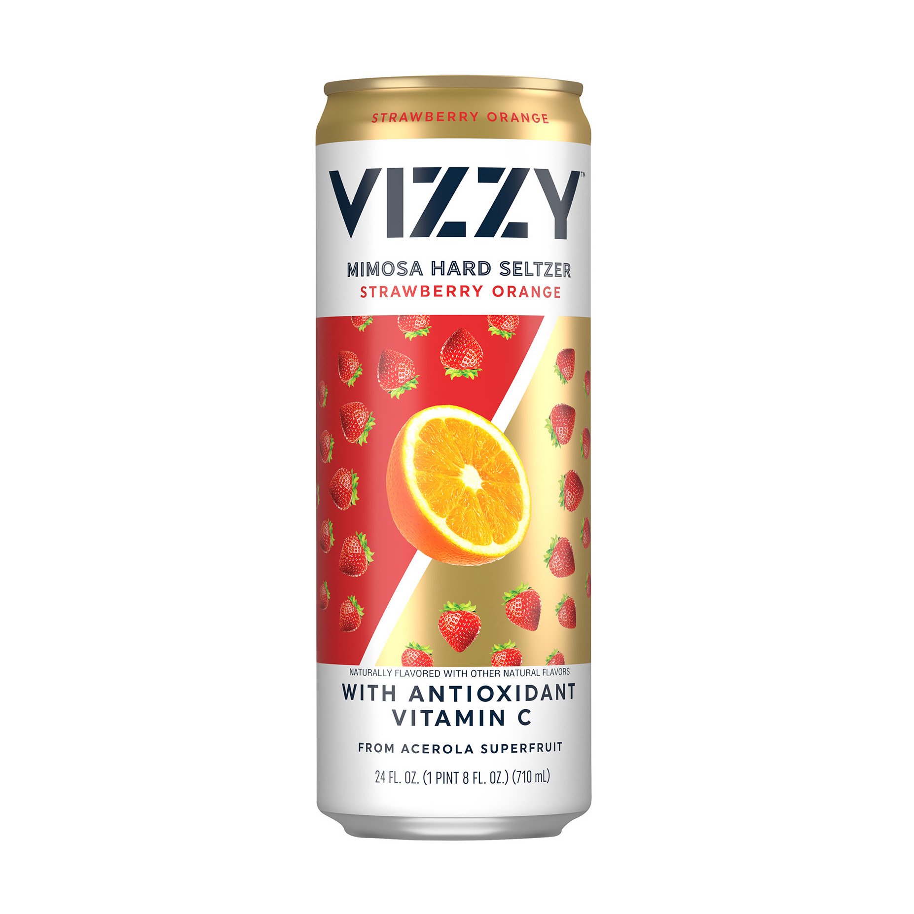 Vizzy Strawberry Orange Mimosa Hard Seltzer - Shop Malt beverages ...