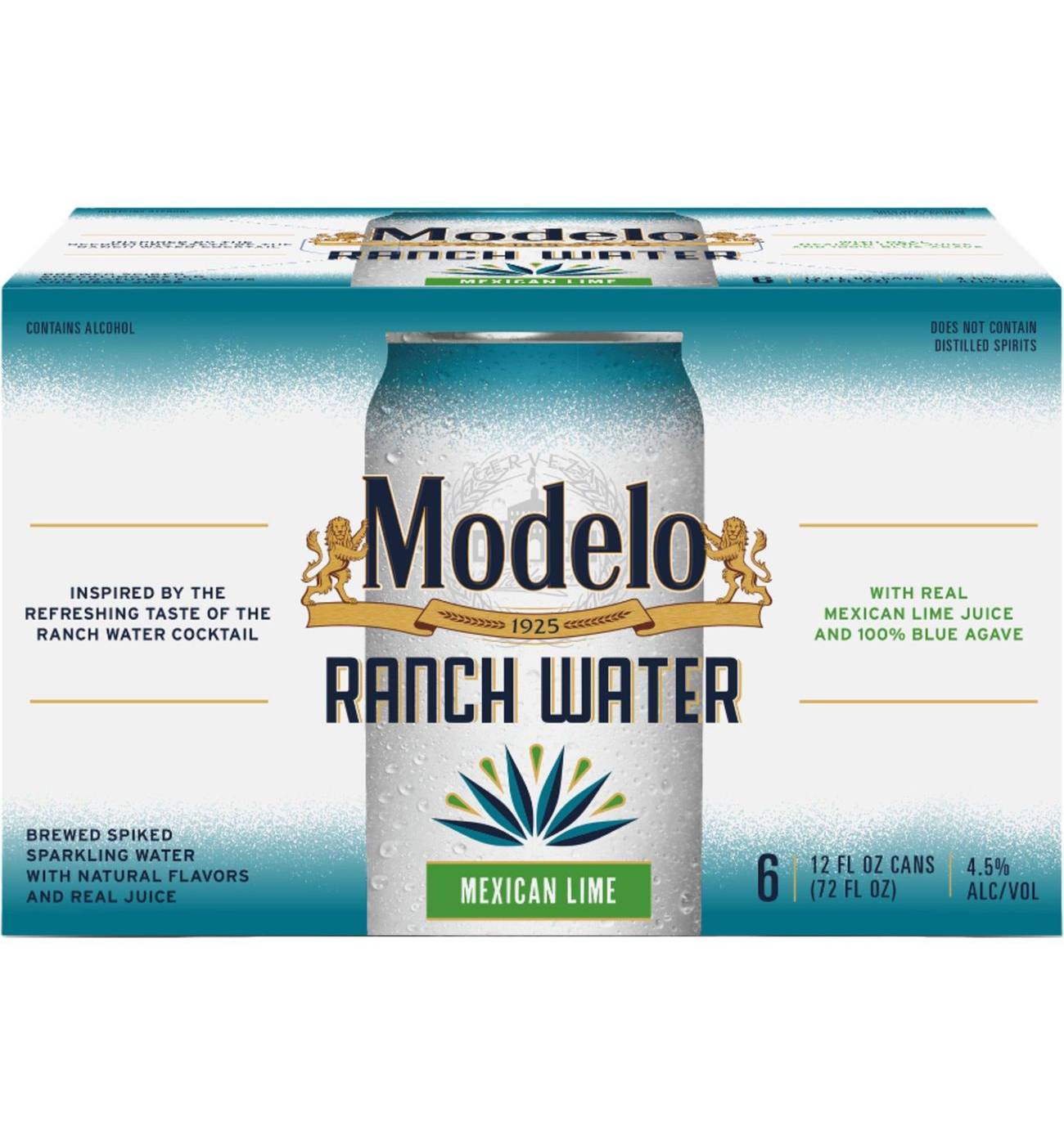 Modelo Ranch Water Spiked Sparkling Water 12 oz Cans, 6 pk - Shop Malt ...