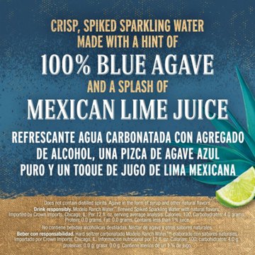 Modelo Ranch Water Spiked Sparkling Water, 12 oz, 6 pk