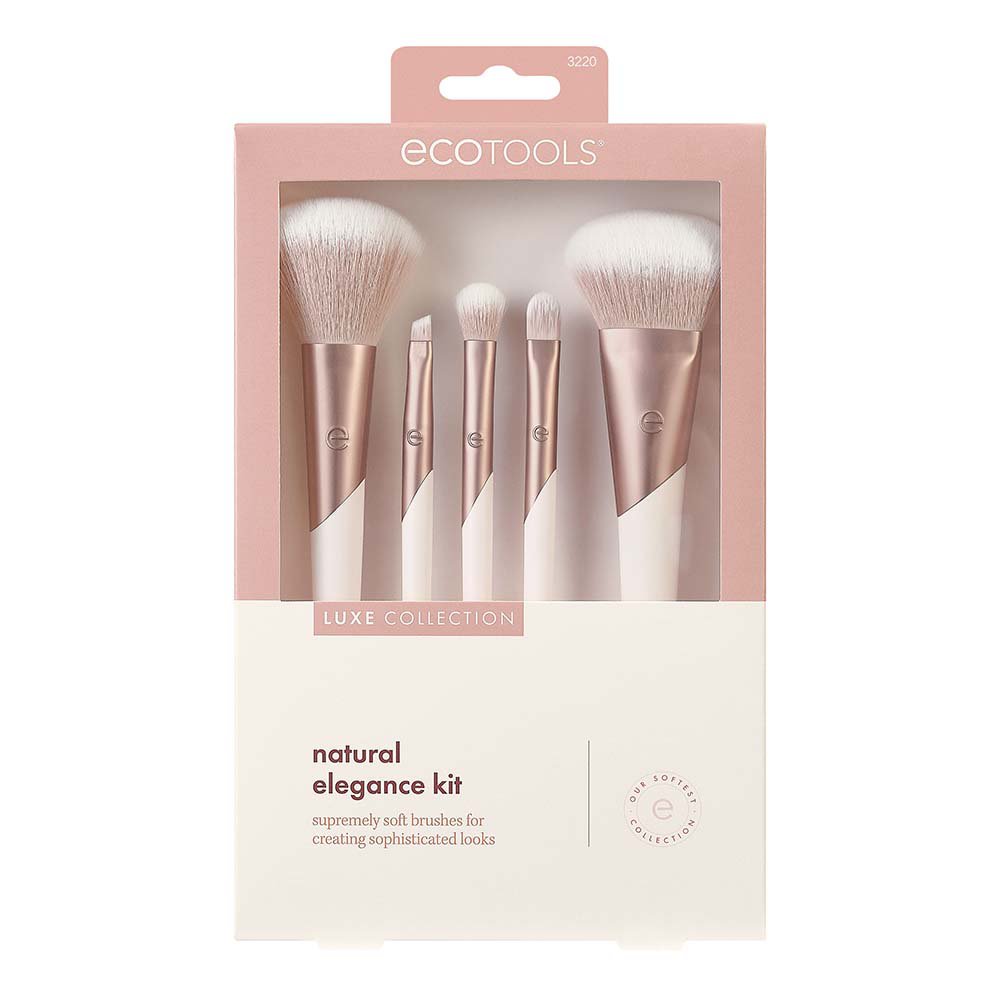 EcoTools Luxe Collection 5Piece Natural Elegance Makeup Brush Set