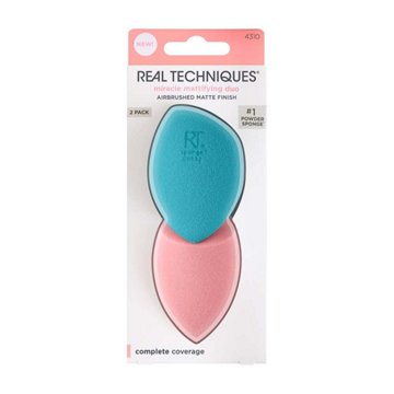 Real Techniques Miracle Mattifying Makeup Sponges, 2 ct