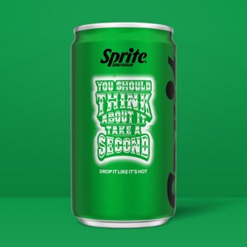 Sprite Zero Sugar Lemon Lime Caffeine Free Soda Soft Drink Fridge Pack 10 pk Mini Cans