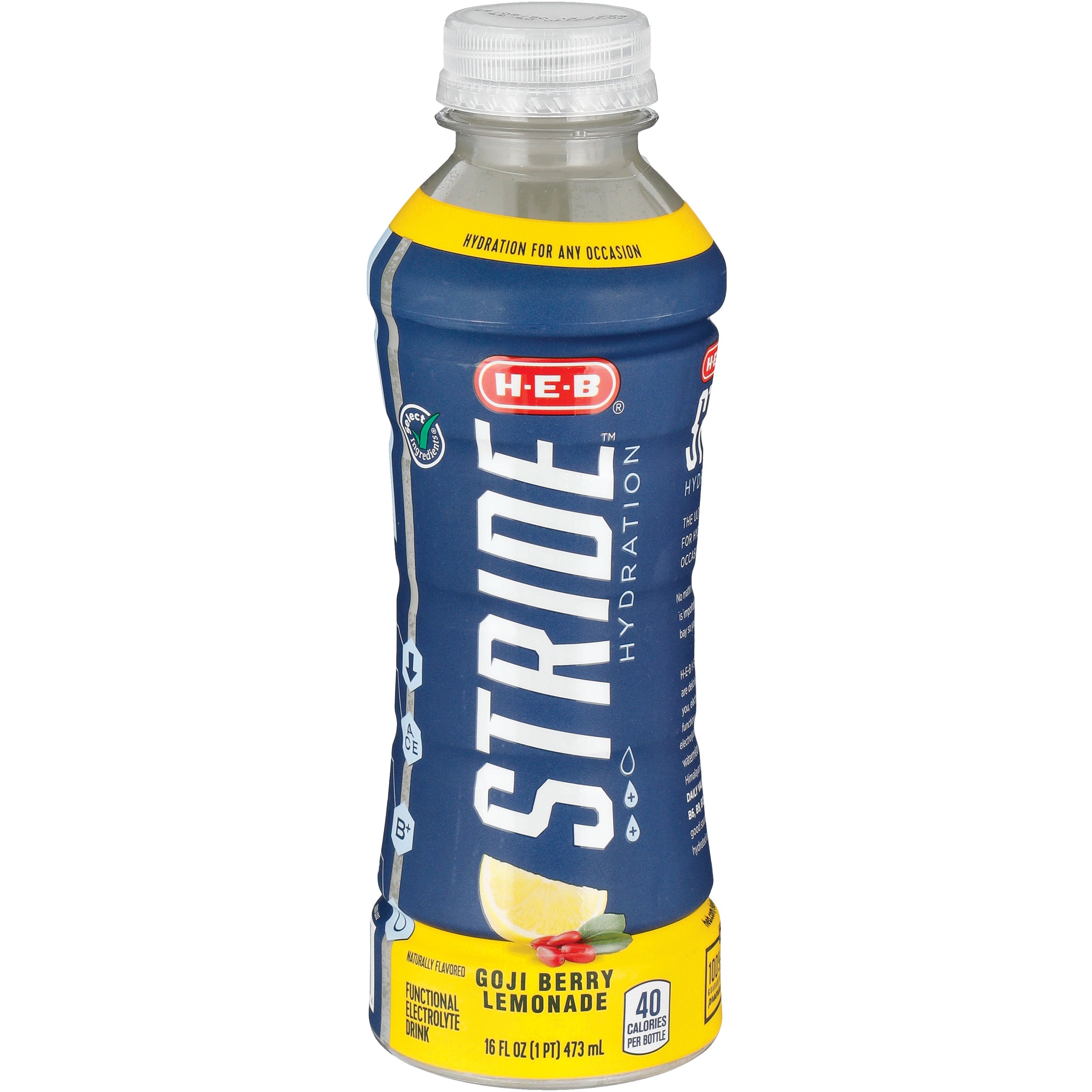 H-E-B Stride Goji Berry Lemonade Hydration Drink - Shop Sports & Energy