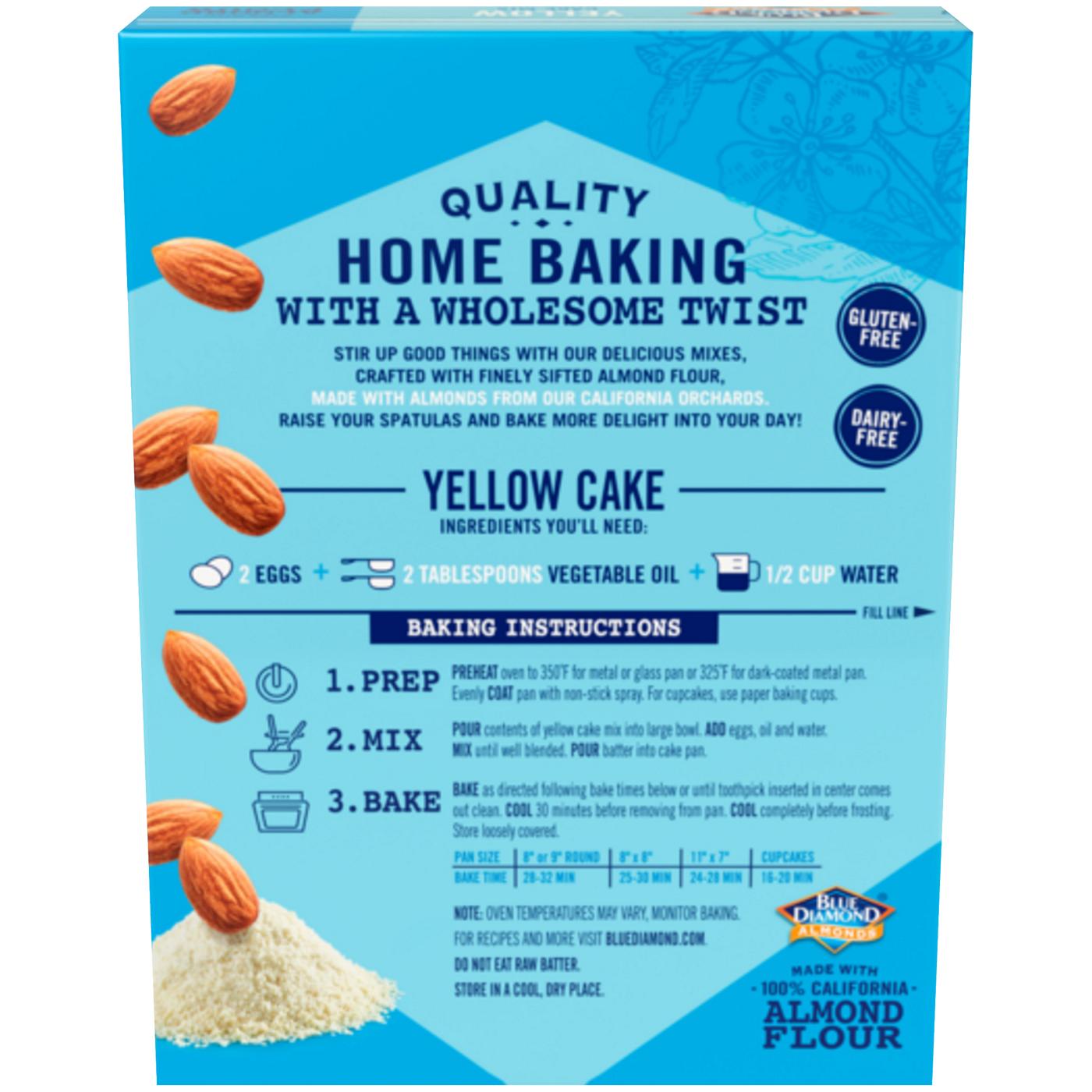 Blue Diamond Almond Flour Yellow Cake Mix Shop Baking mixes at HEB