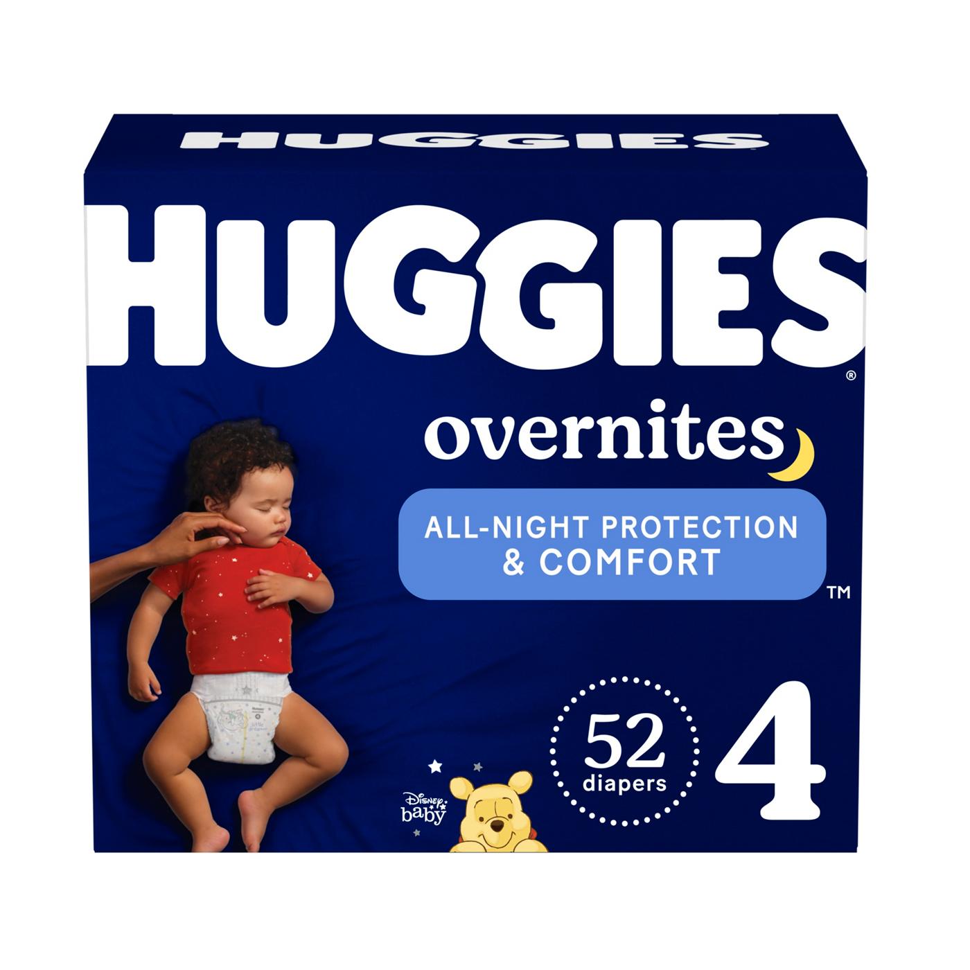 Huggies Overnites Nighttime Baby Diapers - Size 4; image 1 of 8