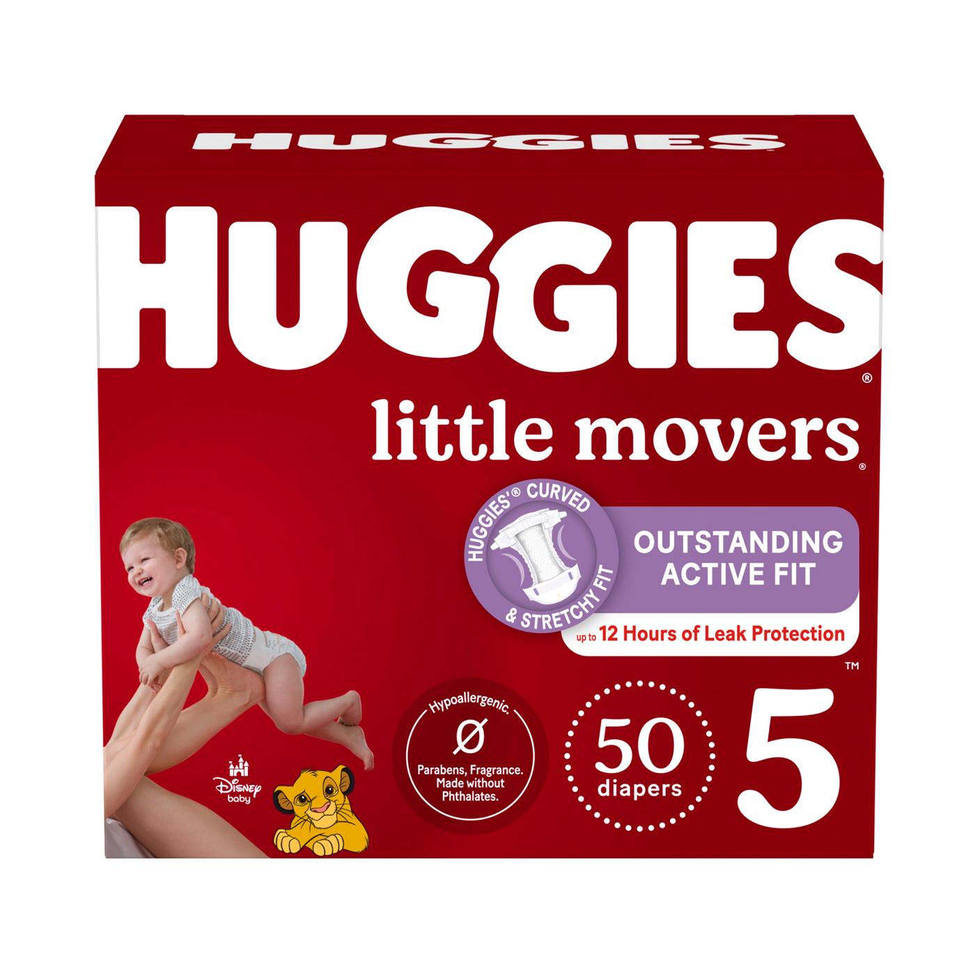 Huggies Little Movers Baby Diapers - Size 5; image 1 of 3