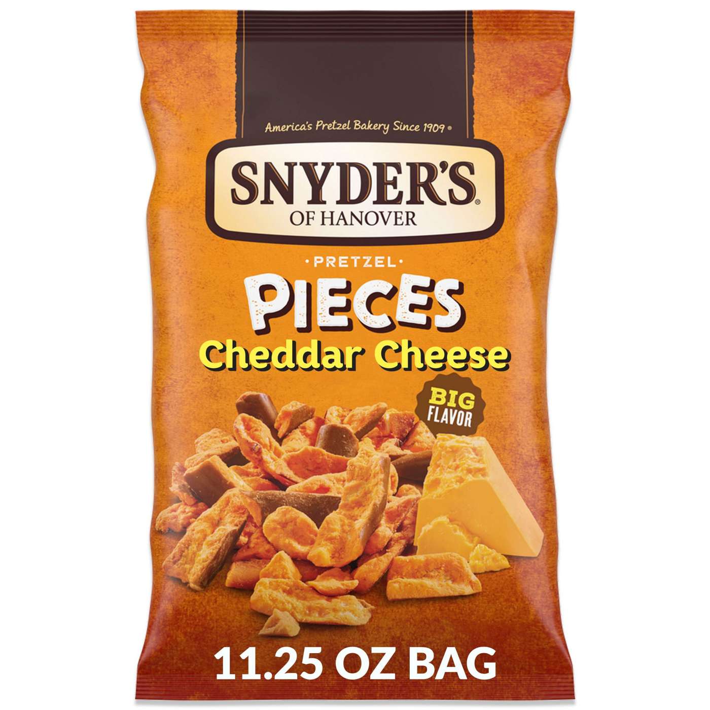 Snyder's of Hanover Cheddar Cheese Pretzel Pieces; image 1 of 11