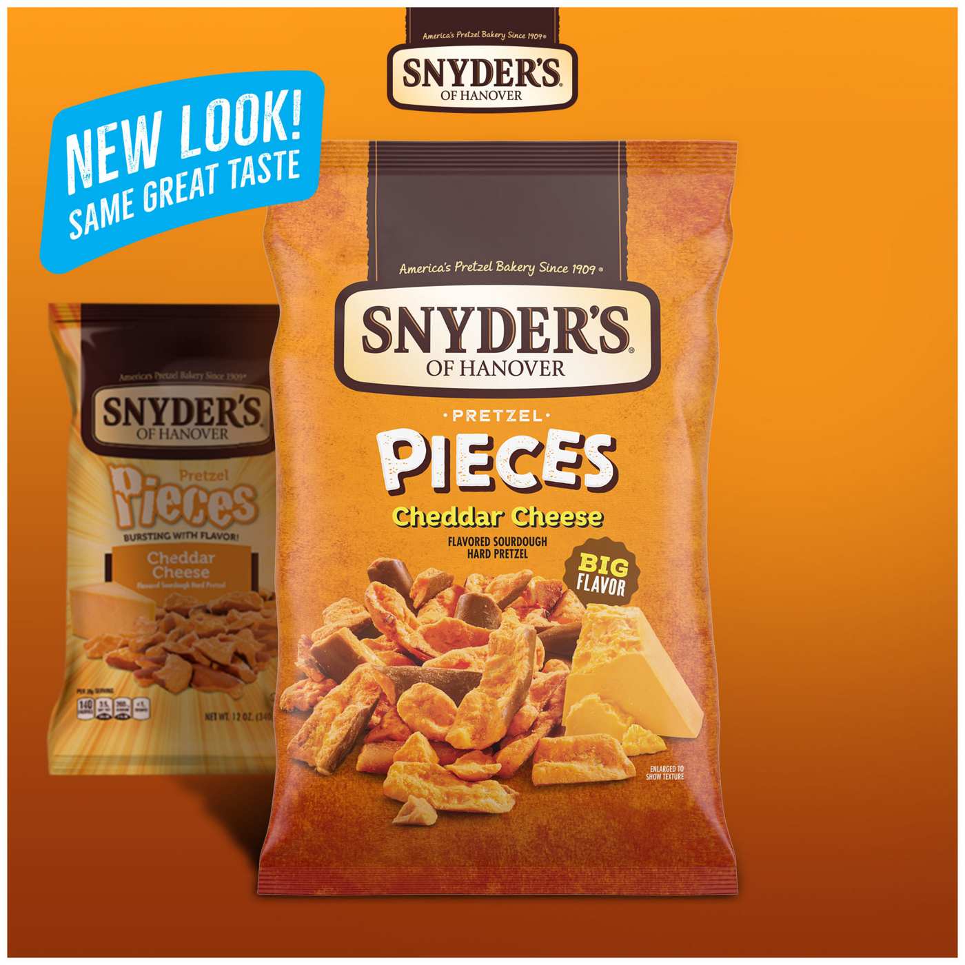 Snyder's of Hanover Cheddar Cheese Pretzel Pieces; image 5 of 11