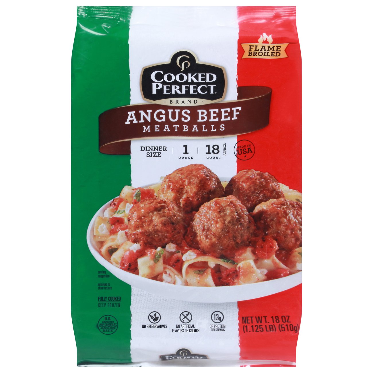 COOKED PERFECT Fully Cooked Frozen Angus Beef Meatballs Shop