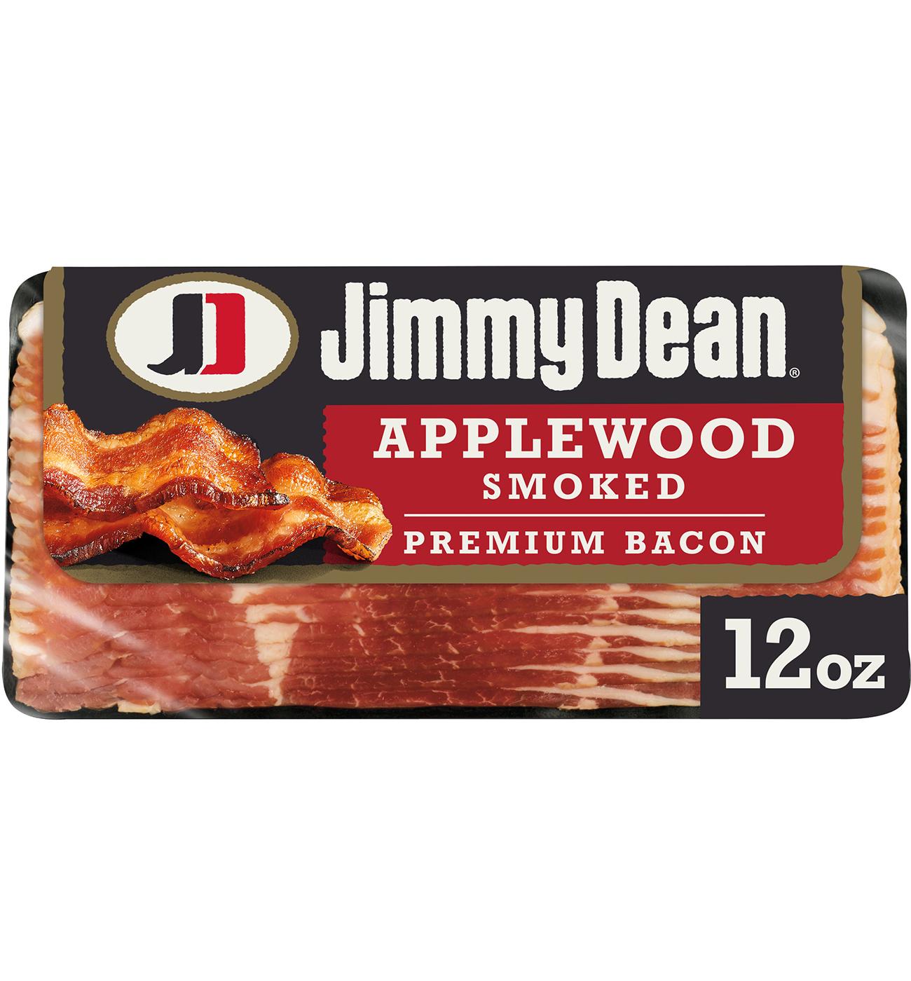 Jimmy Dean Premium Applewood Smoked Bacon; image 1 of 6