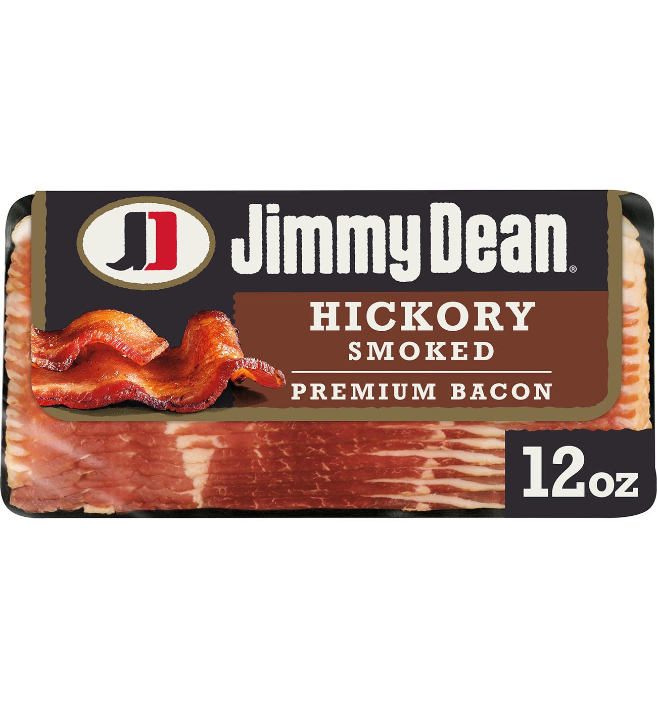 Jimmy Dean Premium Hickory Smoked Bacon; image 1 of 5