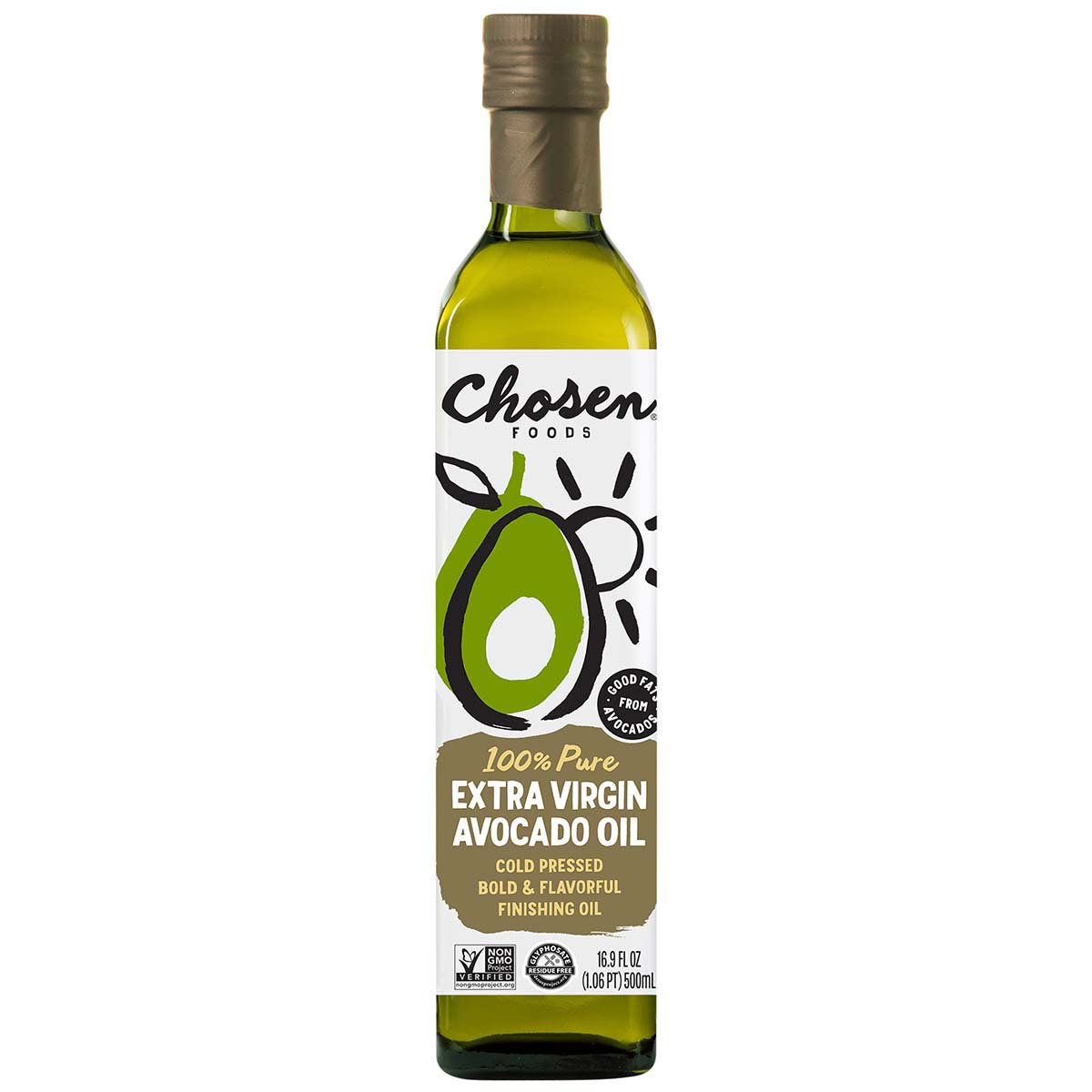 Chosen Foods Extra Virgin Avocado Oil Shop Oils at HEB