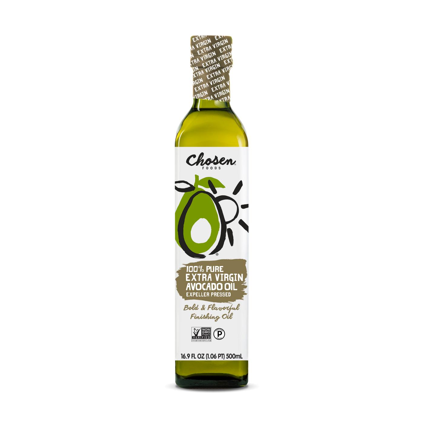 Chosen Foods Extra Virgin Avocado Oil; image 1 of 3