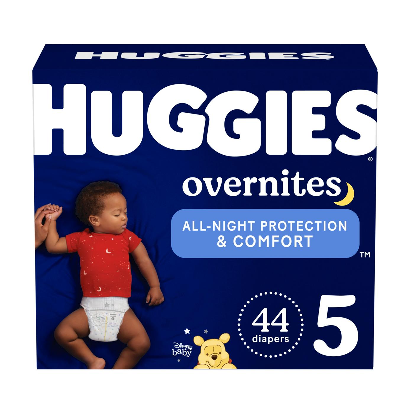 Huggies Overnites Nighttime Baby Diapers - Size 5; image 1 of 8