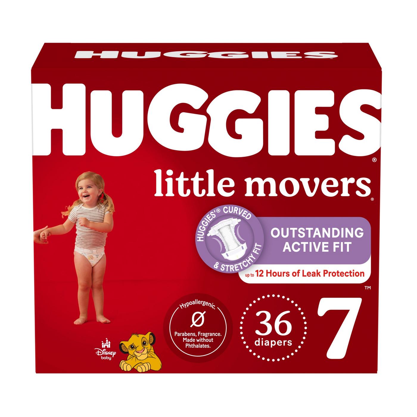 Huggies Little Movers Baby Diapers - Size 7; image 1 of 8