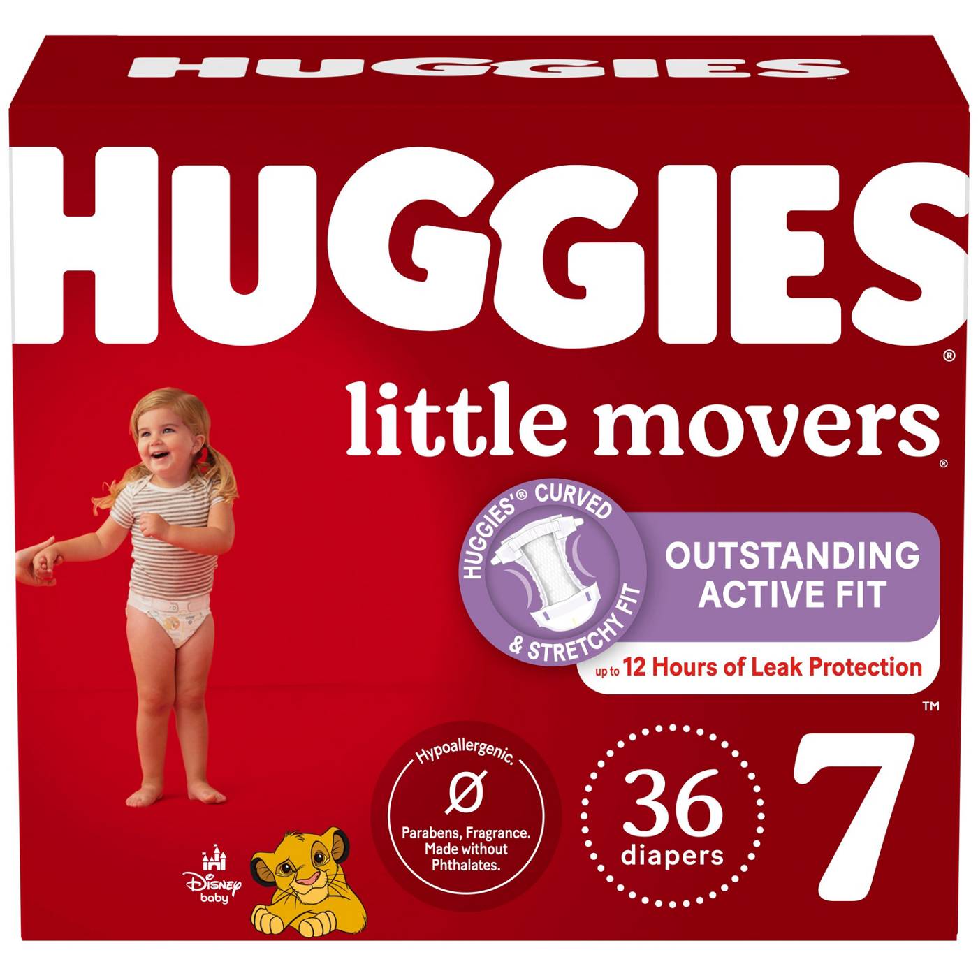 Huggies Little Movers Disney Baby Size 6 Diapers 35+ lbs - 44 ct box