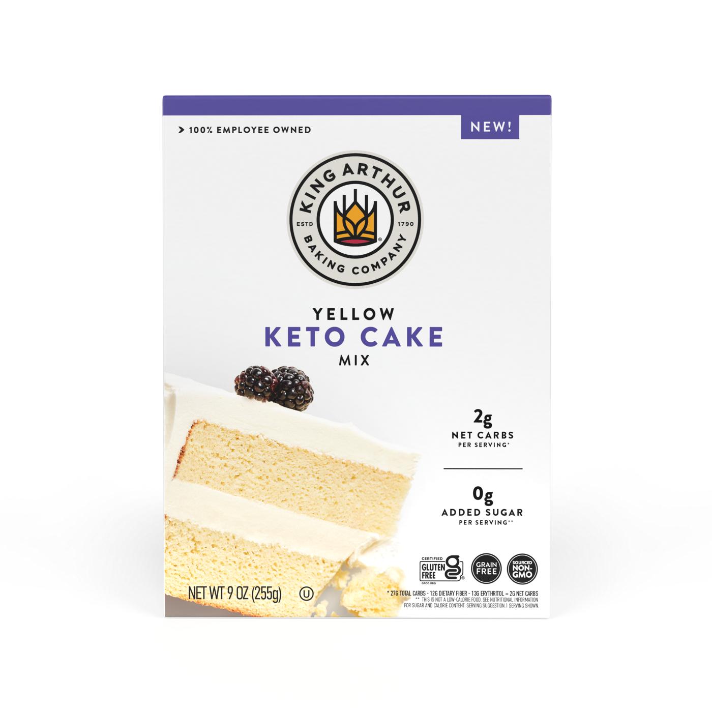 King Arthur Yellow Keto Cake Mix; image 1 of 2