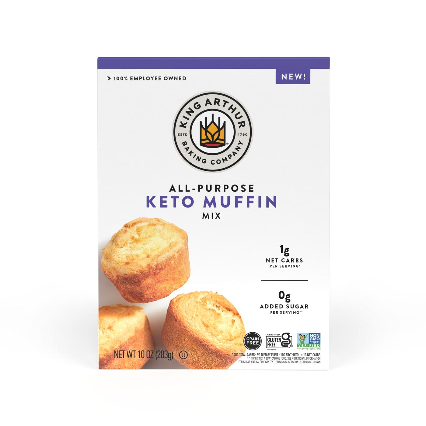 King Arthur AllPurpose Keto Muffin Mix Shop Baking Mixes at HEB