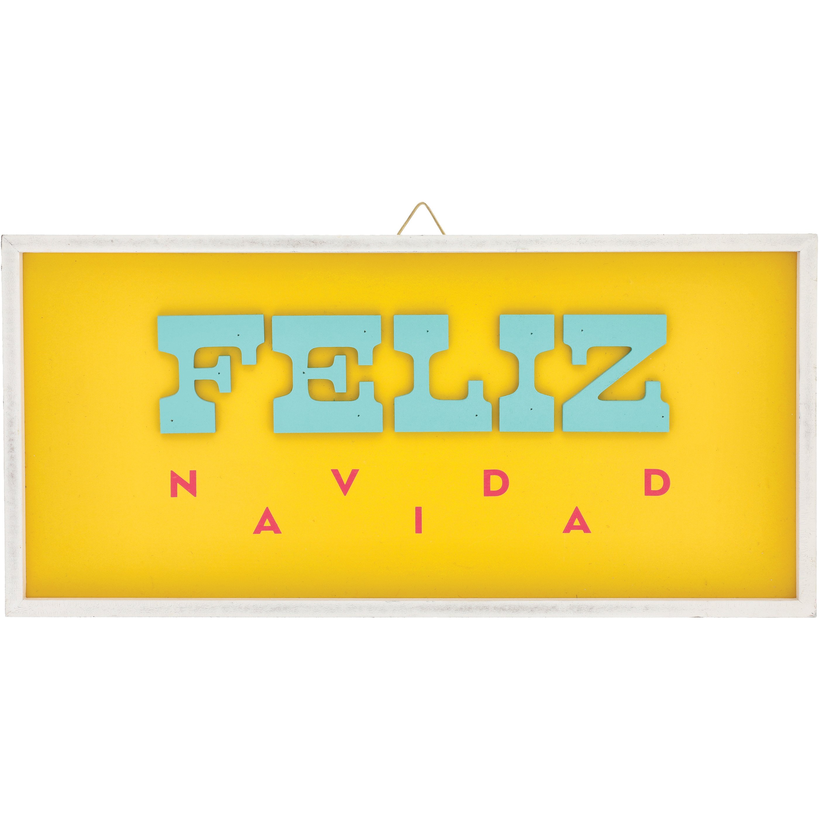 Destination Holiday Feliz Navidad Framed Tabletop Decor - Shop Seasonal ...