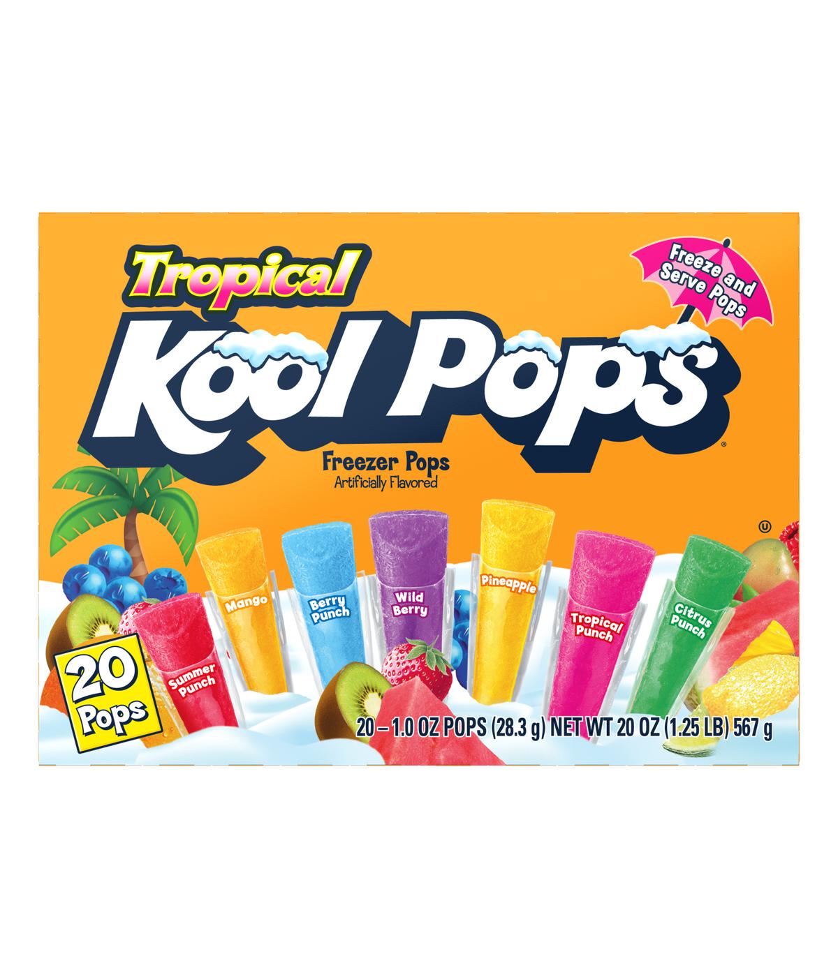 Kool Pops Freezer Bars - Tropical Flavors; image 1 of 4